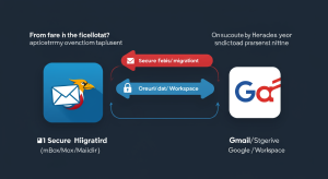 Thunderbird'te ImportExportTools NG ile mbox dosyası içe aktarılırken ekran görüntüsü.