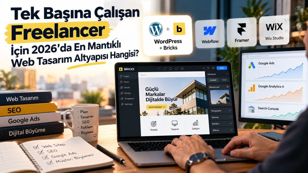 Freelancer için WordPress ve Bricks tabanlı web tasarım altyapısı
